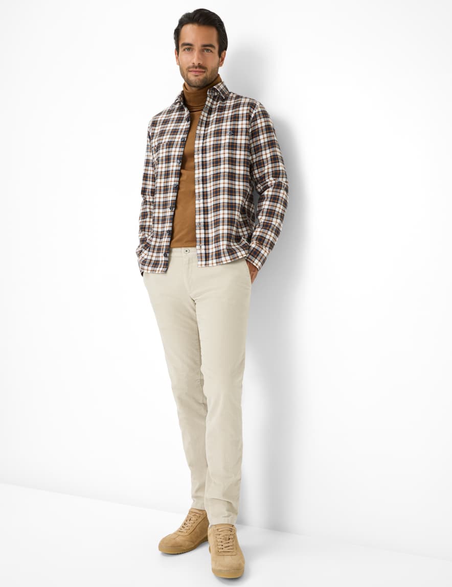 Raphaela By Brax Men's Fashion Pants | Chinos Style SILVIO Beige Slim Fit