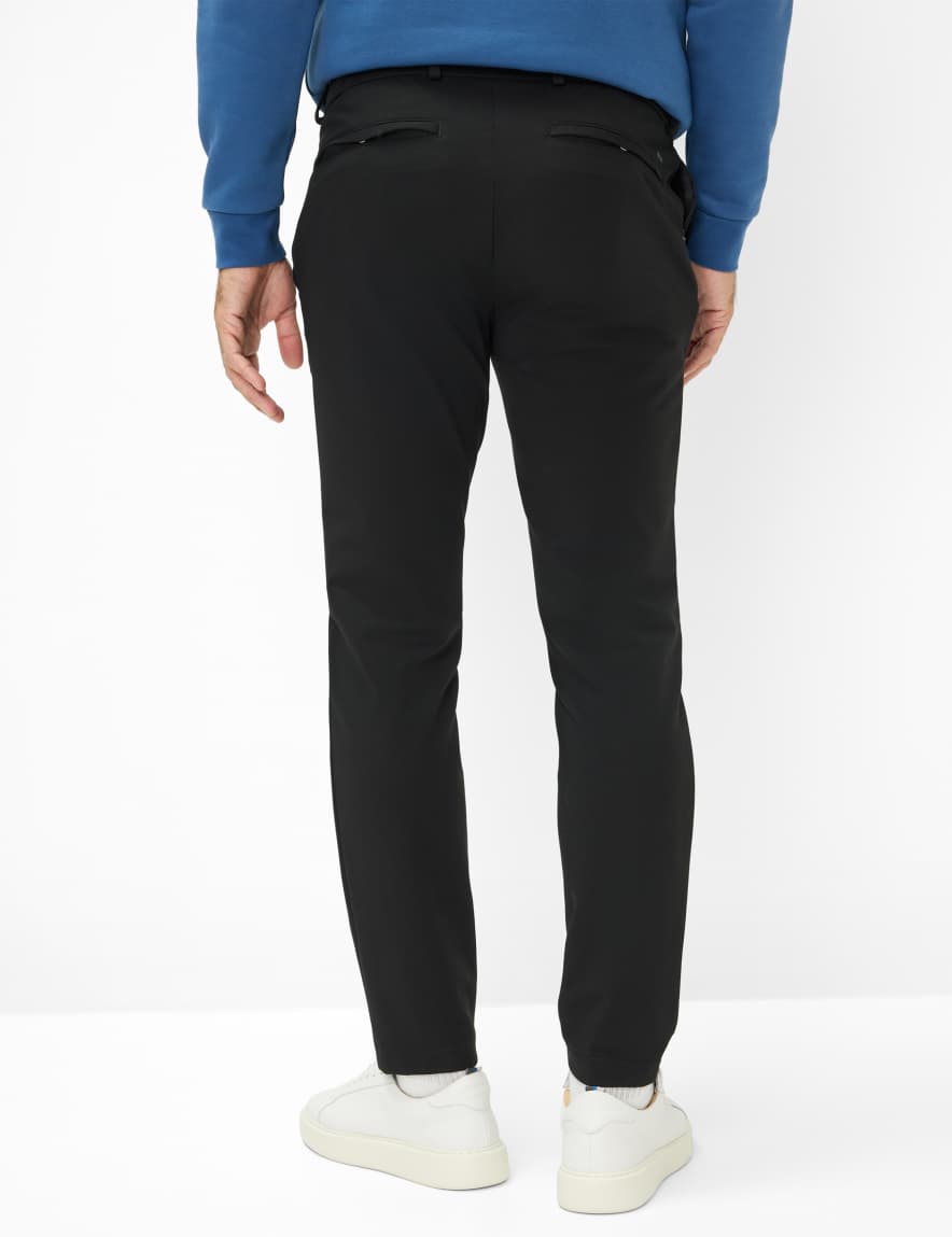 raphaela by brax Men's fashion Pants | Chinos Style SILVIO Black Tapered Fit