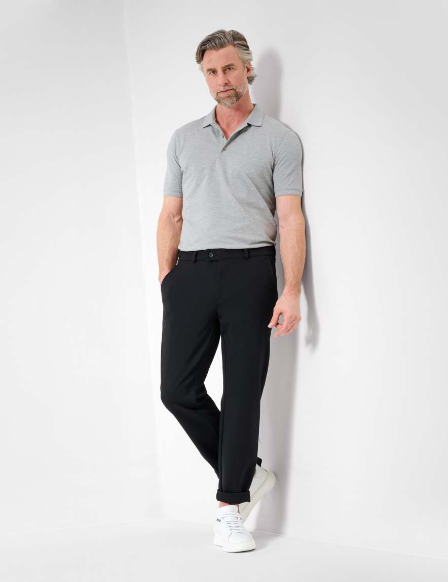 Raphaela By Brax Men's Fashion Pants | Chinos Style THILO Black Regular Fit