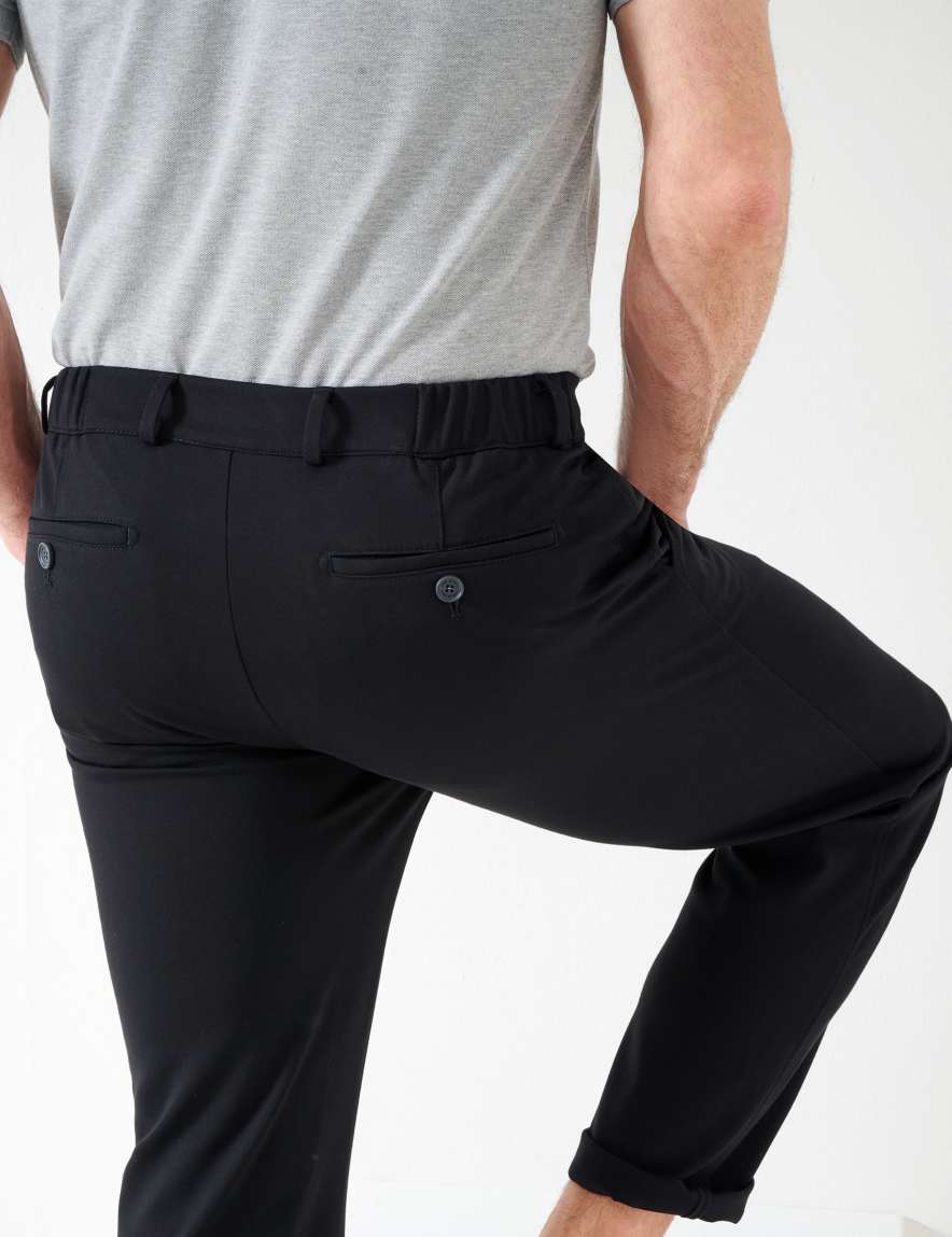 Raphaela By Brax Men's Fashion Pants | Chinos Style THILO Black Regular Fit