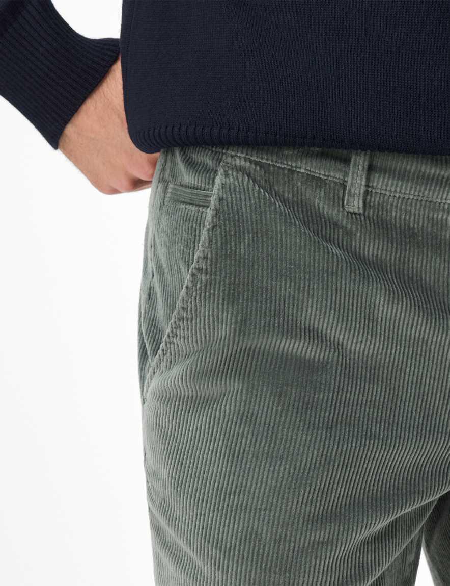 Raphaela By Brax Men's Fashion Pants | Chinos Style THILO Green Regular Fit