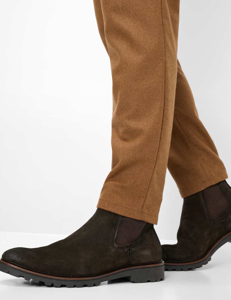 Raphaela By Brax Men's Fashion Pants | Chinos Style TINO Brown Tapered Fit