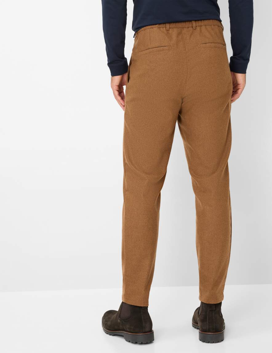 raphaela by brax Men's fashion Pants | Chinos Style TINO Brown Tapered Fit