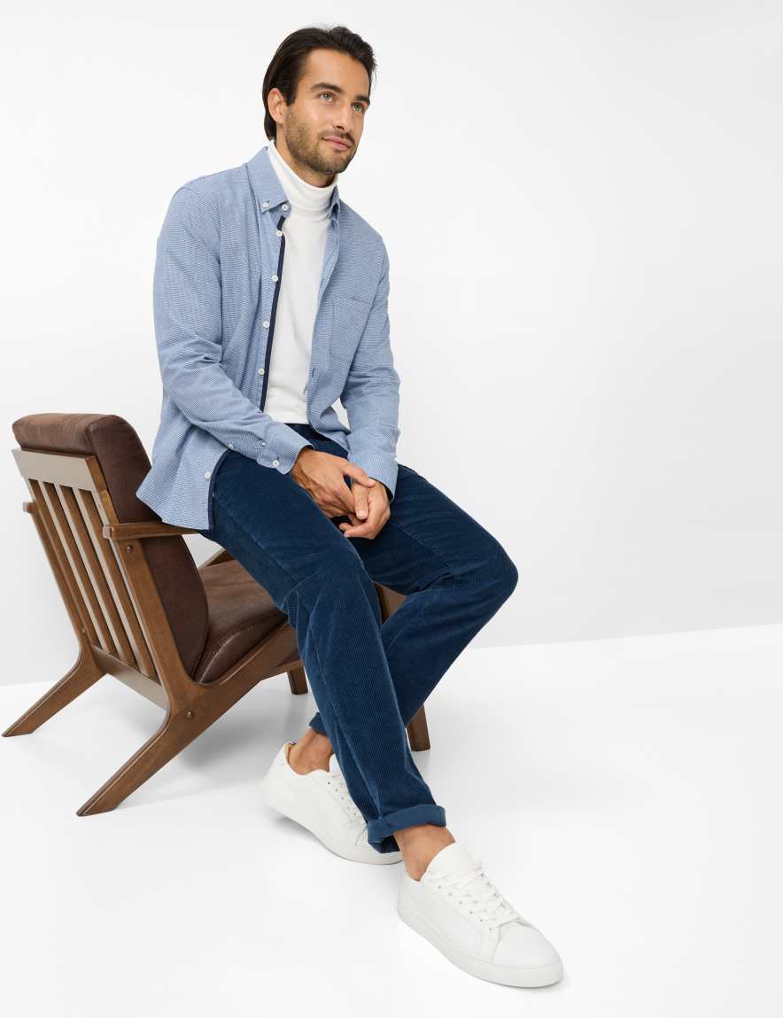 Raphaela By Brax Men's Fashion Pants Style CADIZ Blue Straight Fit ➜ At Brax