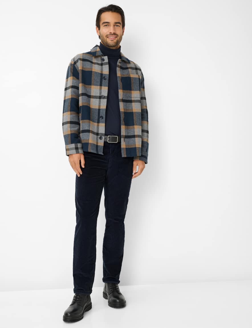 Raphaela By Brax Men's Fashion Pants Style CADIZ Dark Blue Straight Fit