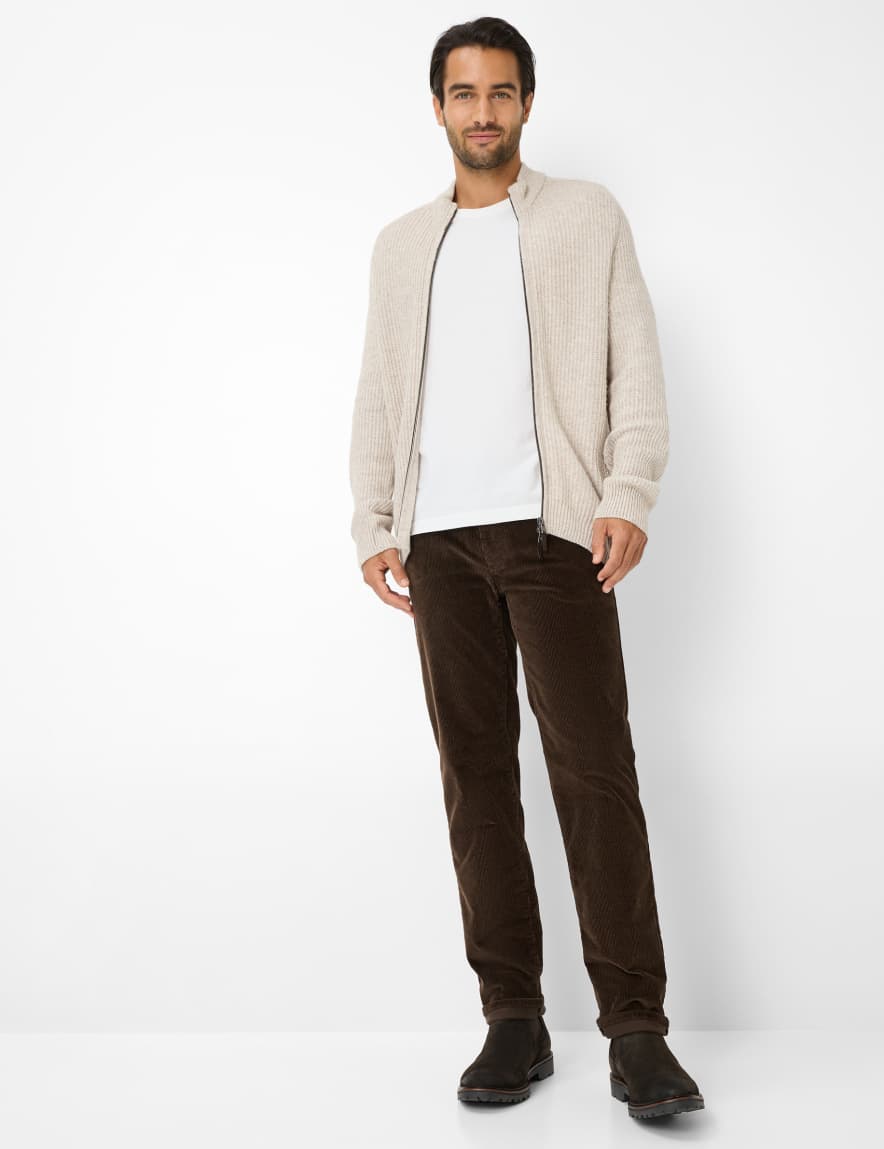 Raphaela By Brax Men's Fashion Pants Style CADIZ Dark Brown Straight Fit