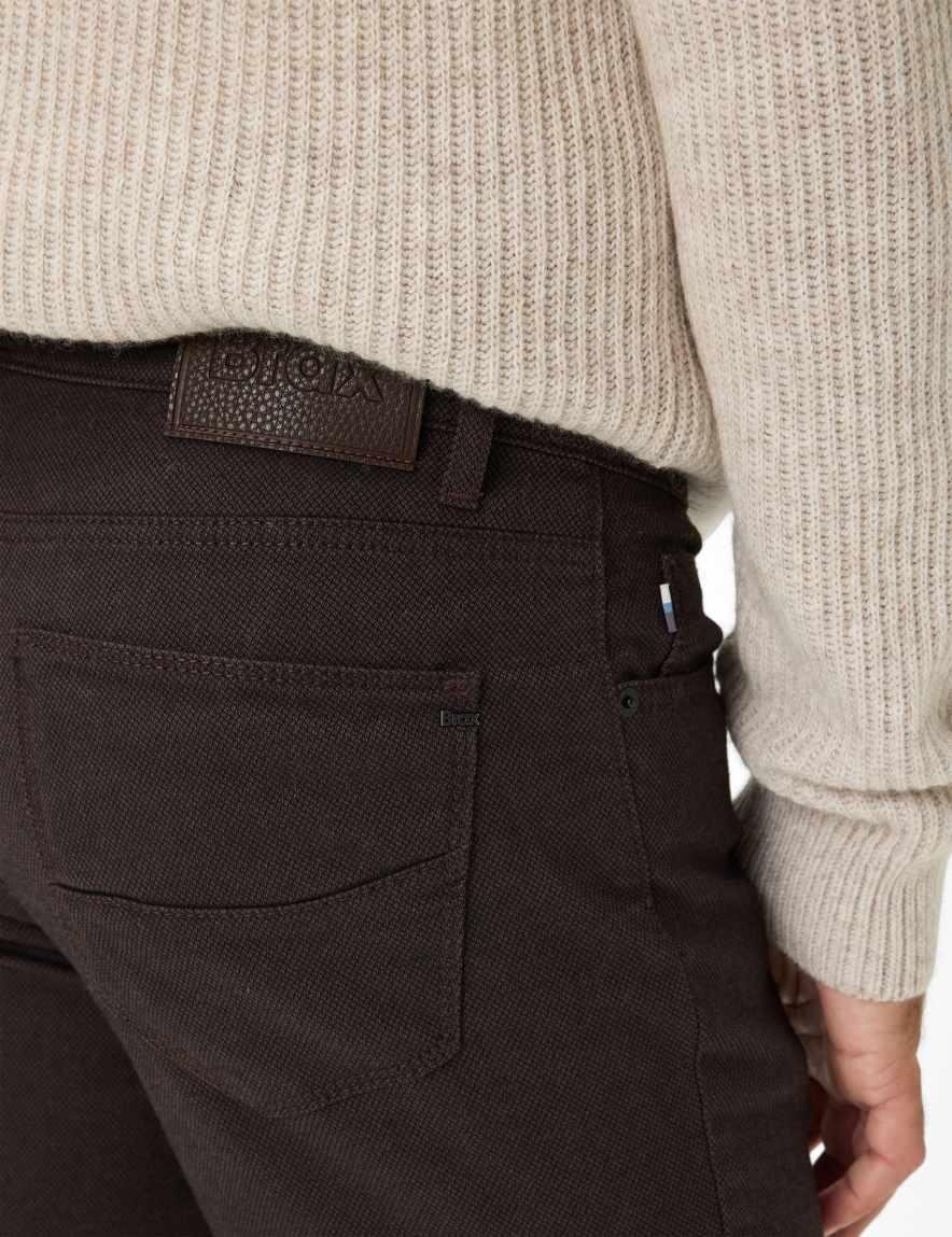 Raphaela By Brax Men's Fashion Pants Style CADIZ Dark Brown Straight Fit