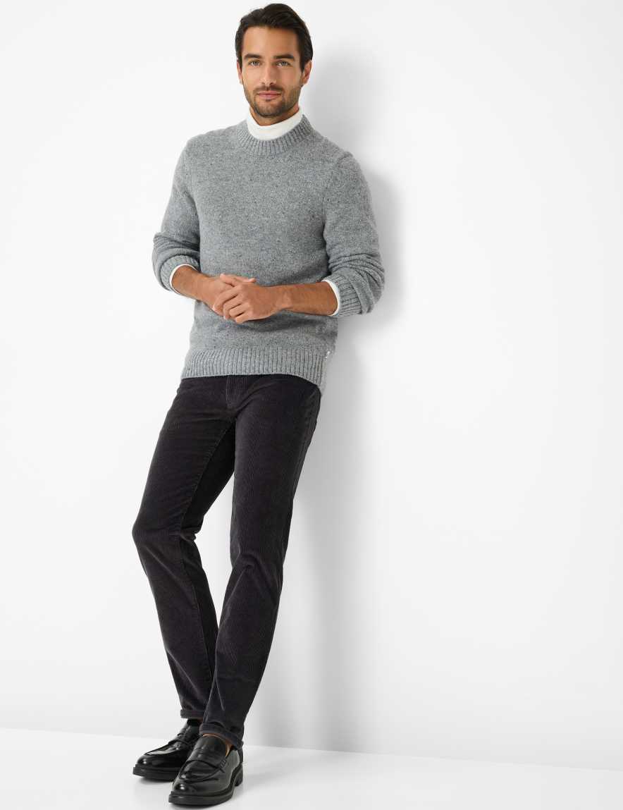 Raphaela By Brax Men's Fashion Pants Style CADIZ Dark Gray Straight Fit