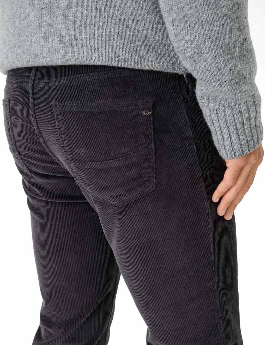 Raphaela By Brax Men's Fashion Pants Style CADIZ Dark Gray Straight Fit