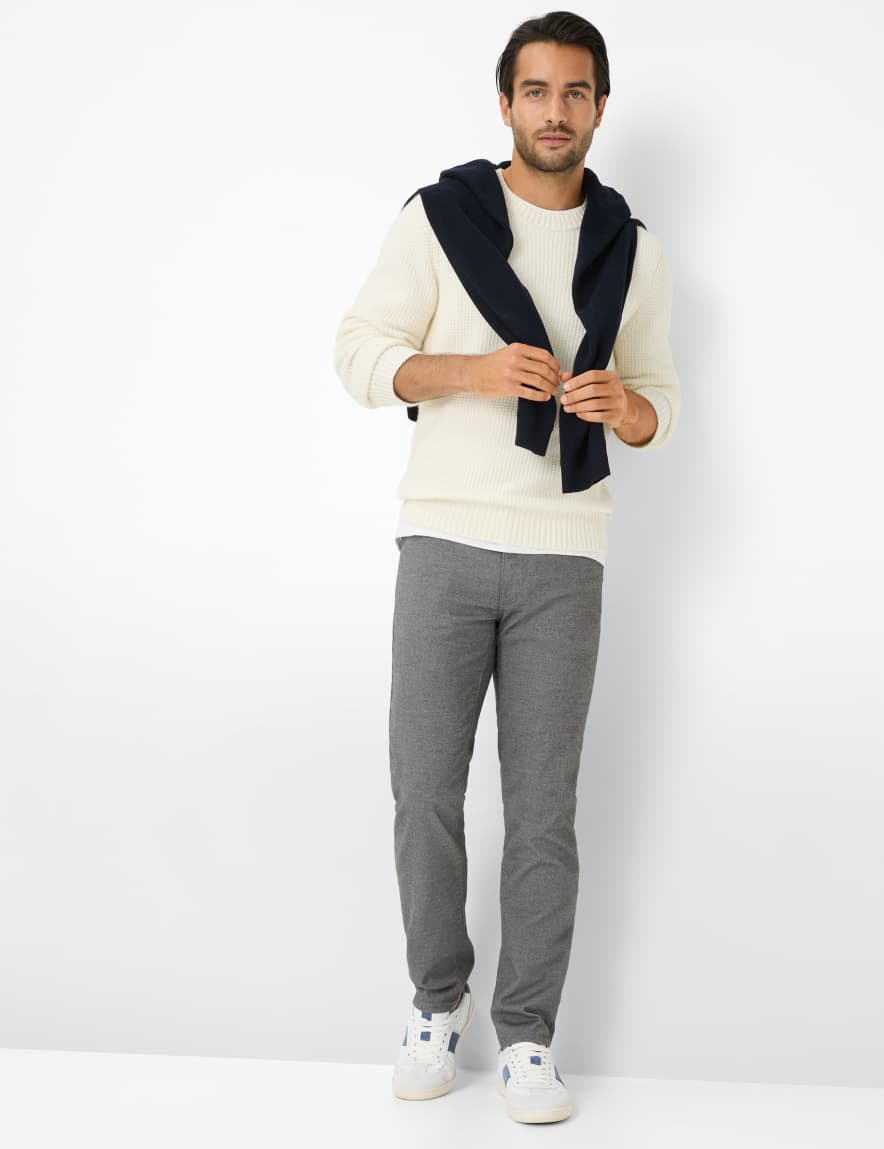 Raphaela By Brax Men's Fashion Pants Style CADIZ Medium Gray Straight Fit