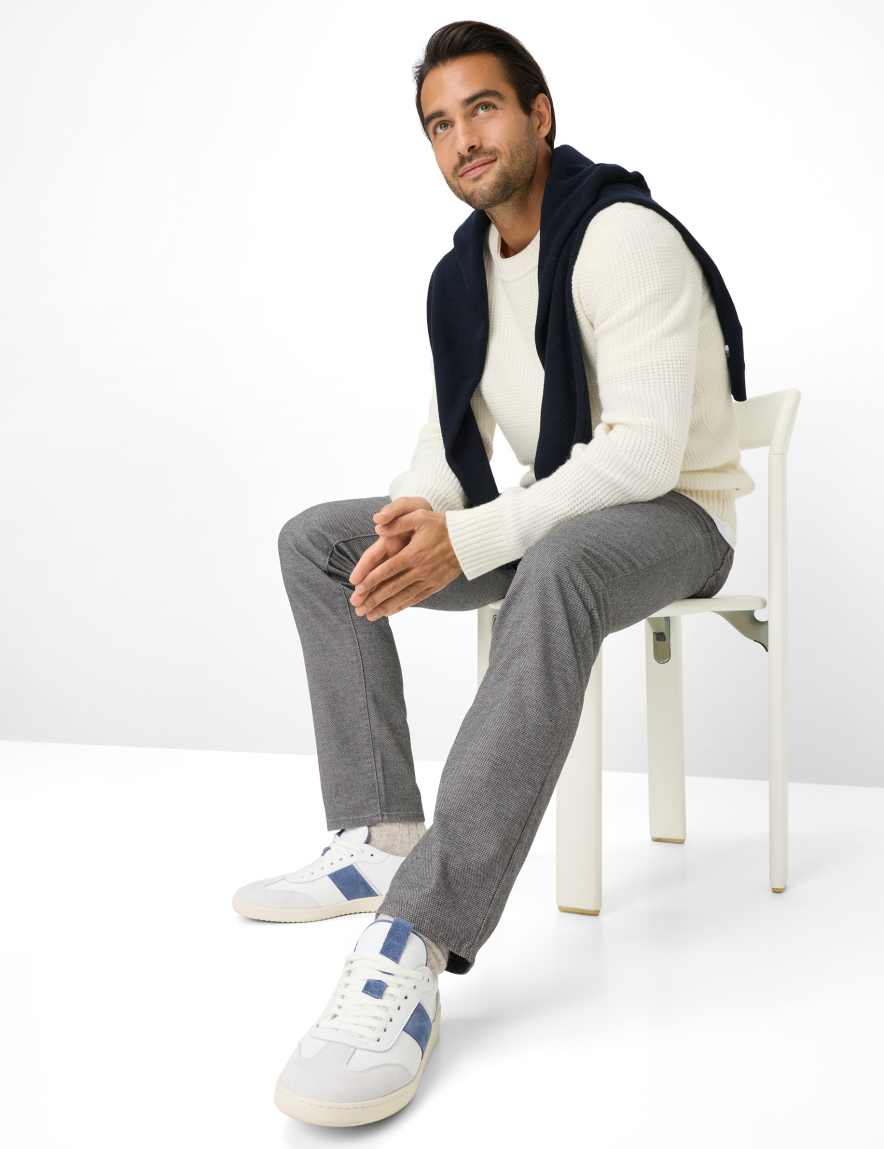 Raphaela By Brax Men's Fashion Pants Style CADIZ Medium Gray Straight Fit