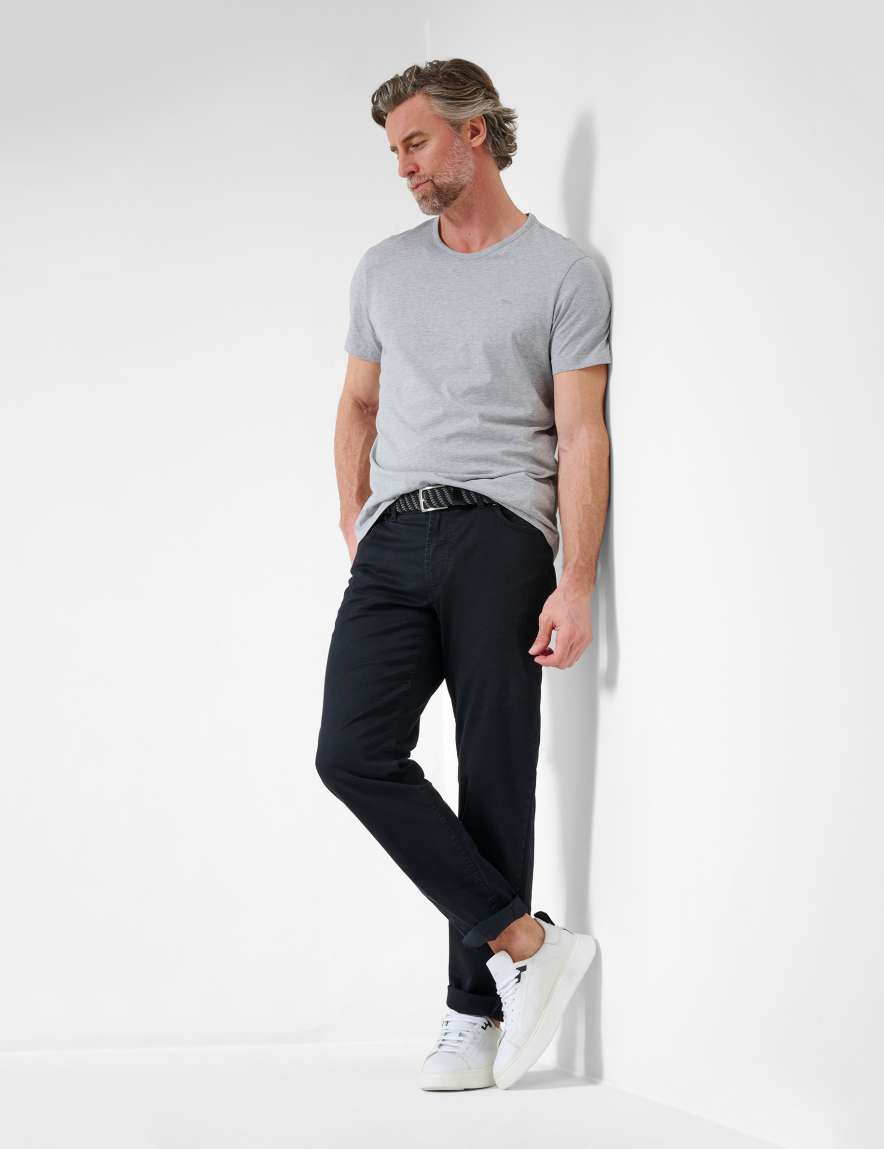 Raphaela By Brax Men's Fashion Pants Style CARLOS Perma Black Regular Fit