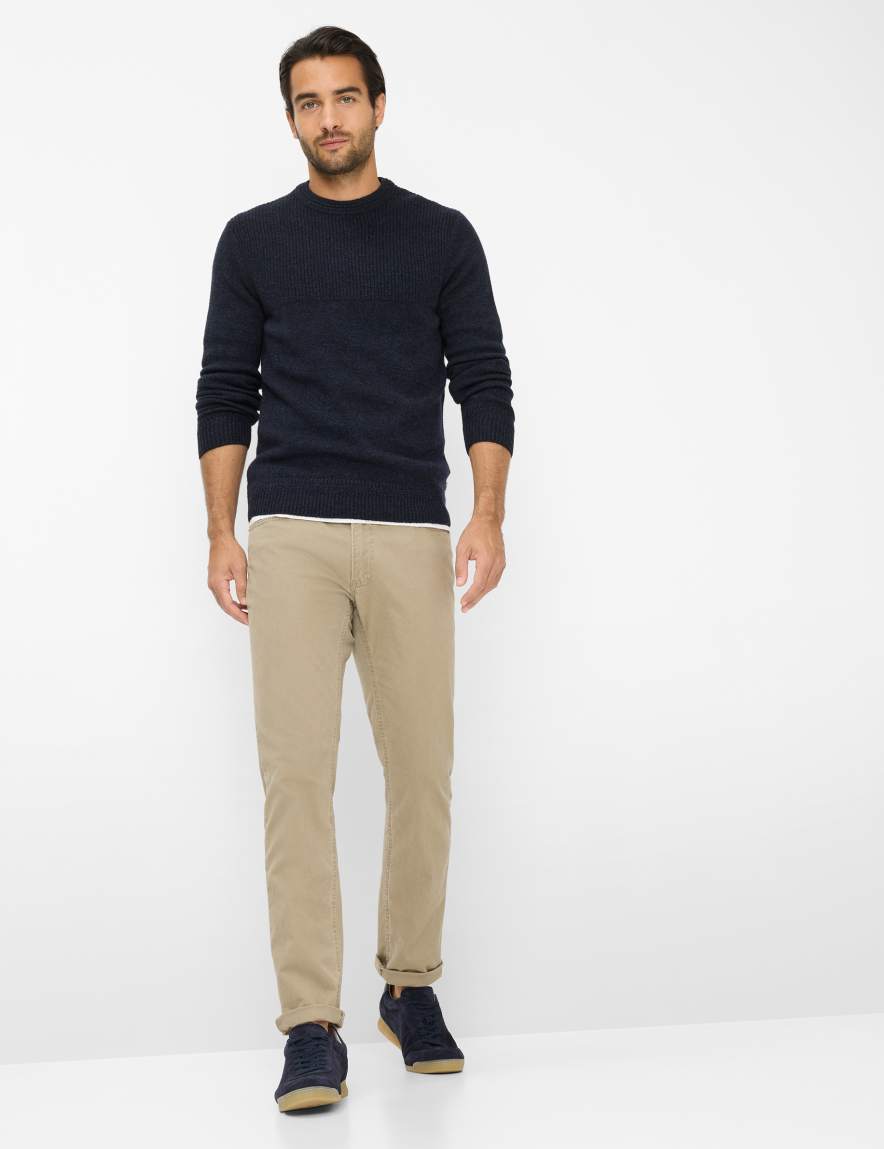Raphaela By Brax Men's Fashion Pants Style CHUCK Beige Modern Fit ➜ At Brax