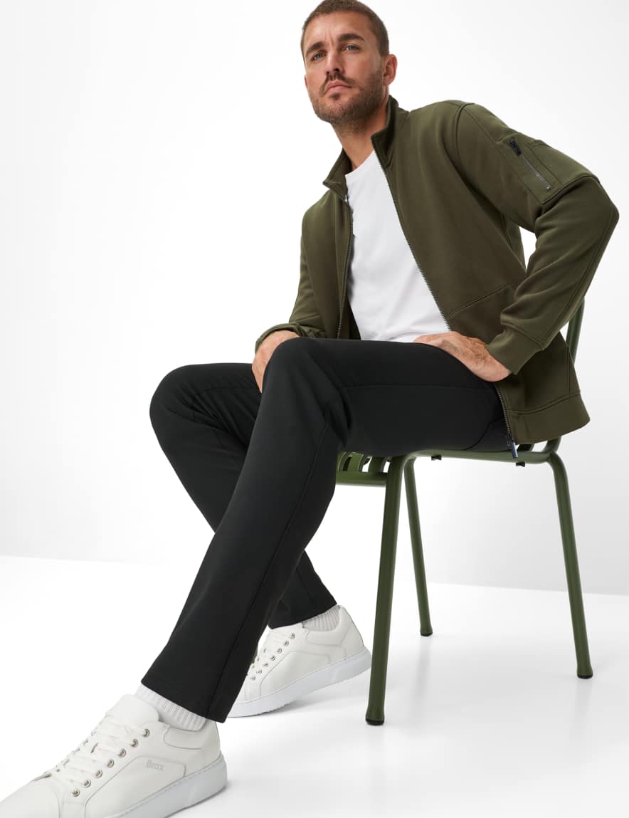 Raphaela By Brax Men's Fashion Pants Style CHUCK Black Modern Fit ➜ At Brax