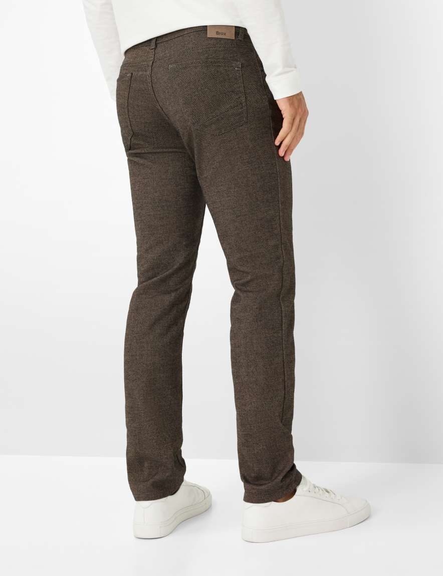 raphaela by brax Men's fashion Pants Style CHUCK Brown Modern Fit ➜ at Brax