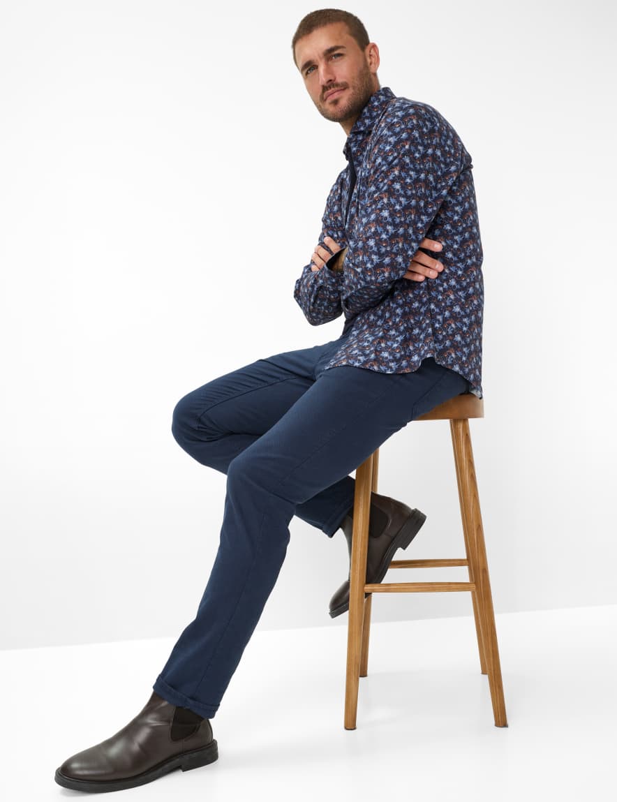 Raphaela By Brax Men's Fashion Pants Style CHUCK Dark Blue Modern Fit