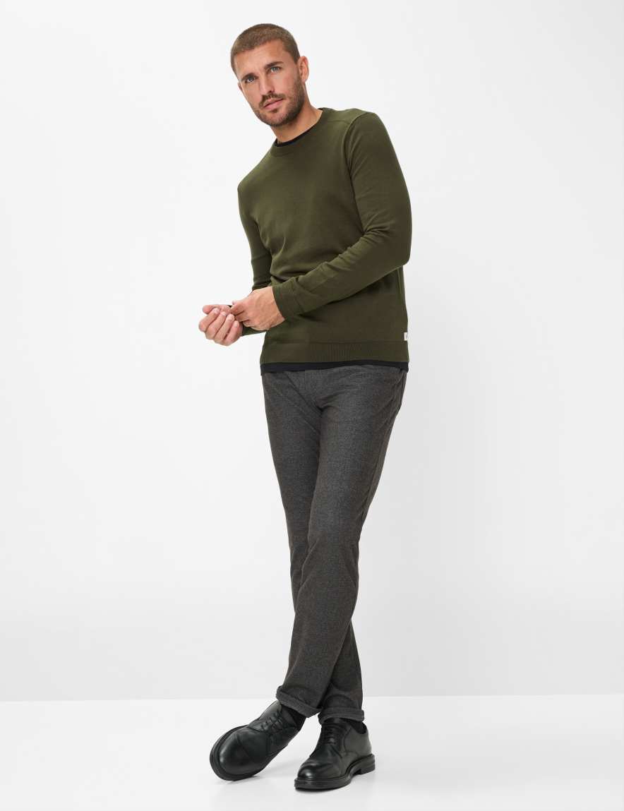 Raphaela By Brax Men's Fashion Pants Style CHUCK Dark Brown Modern Fit