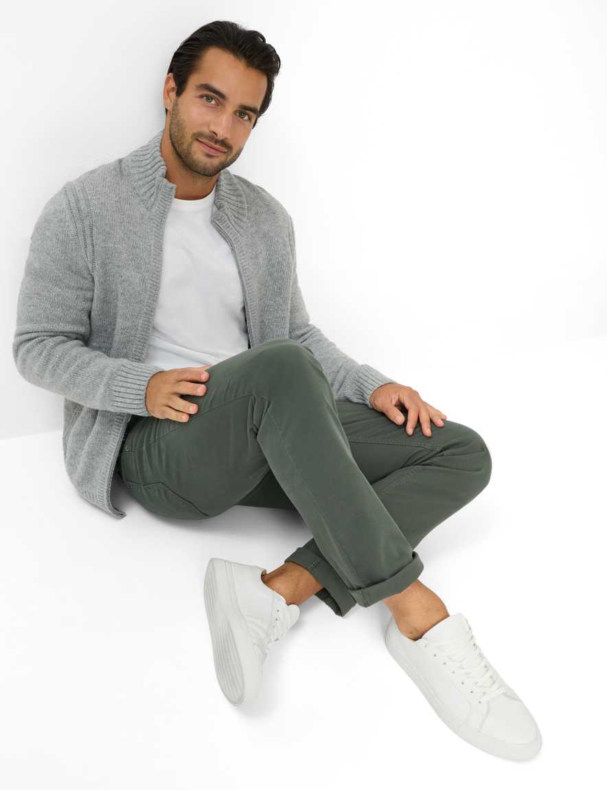 Raphaela By Brax Men's Fashion Pants Style CHUCK Dark Green Modern Fit