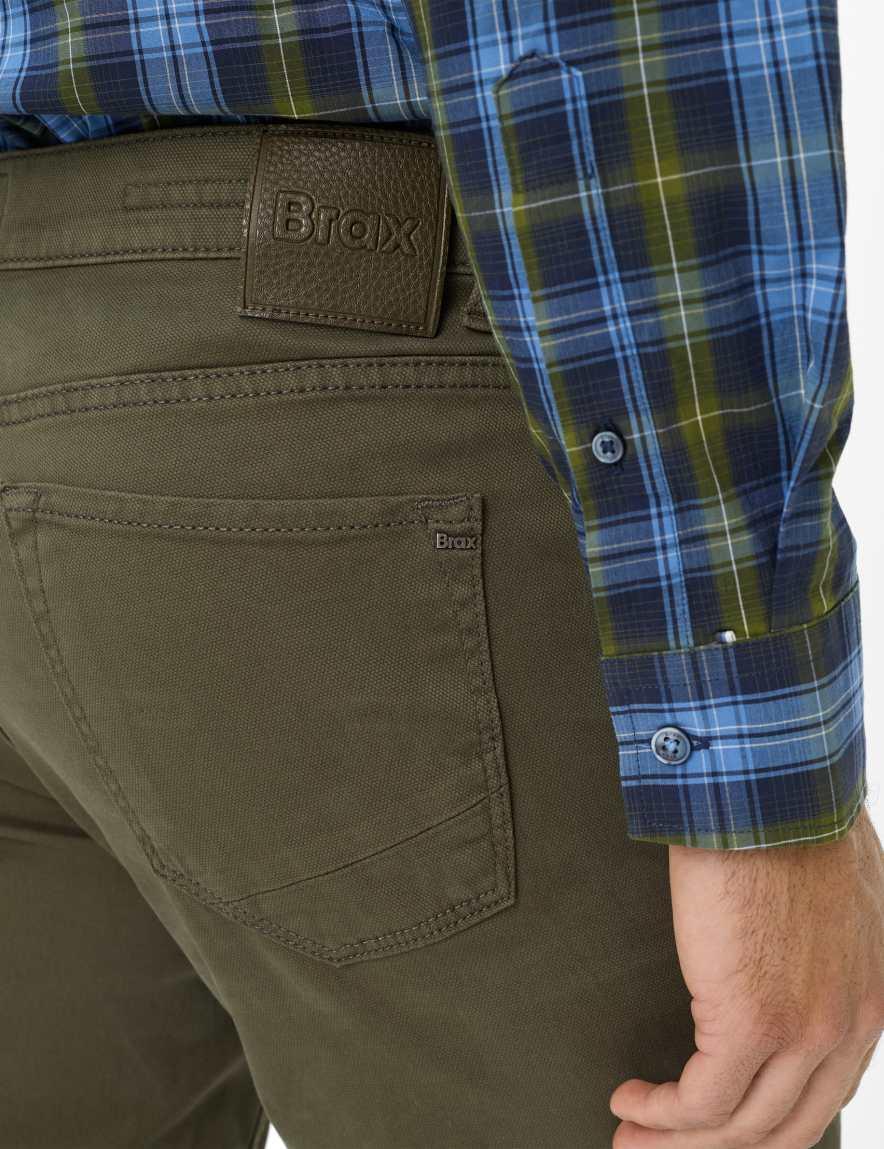 Raphaela By Brax Men's Fashion Pants Style CHUCK Green - Olive Modern Fit