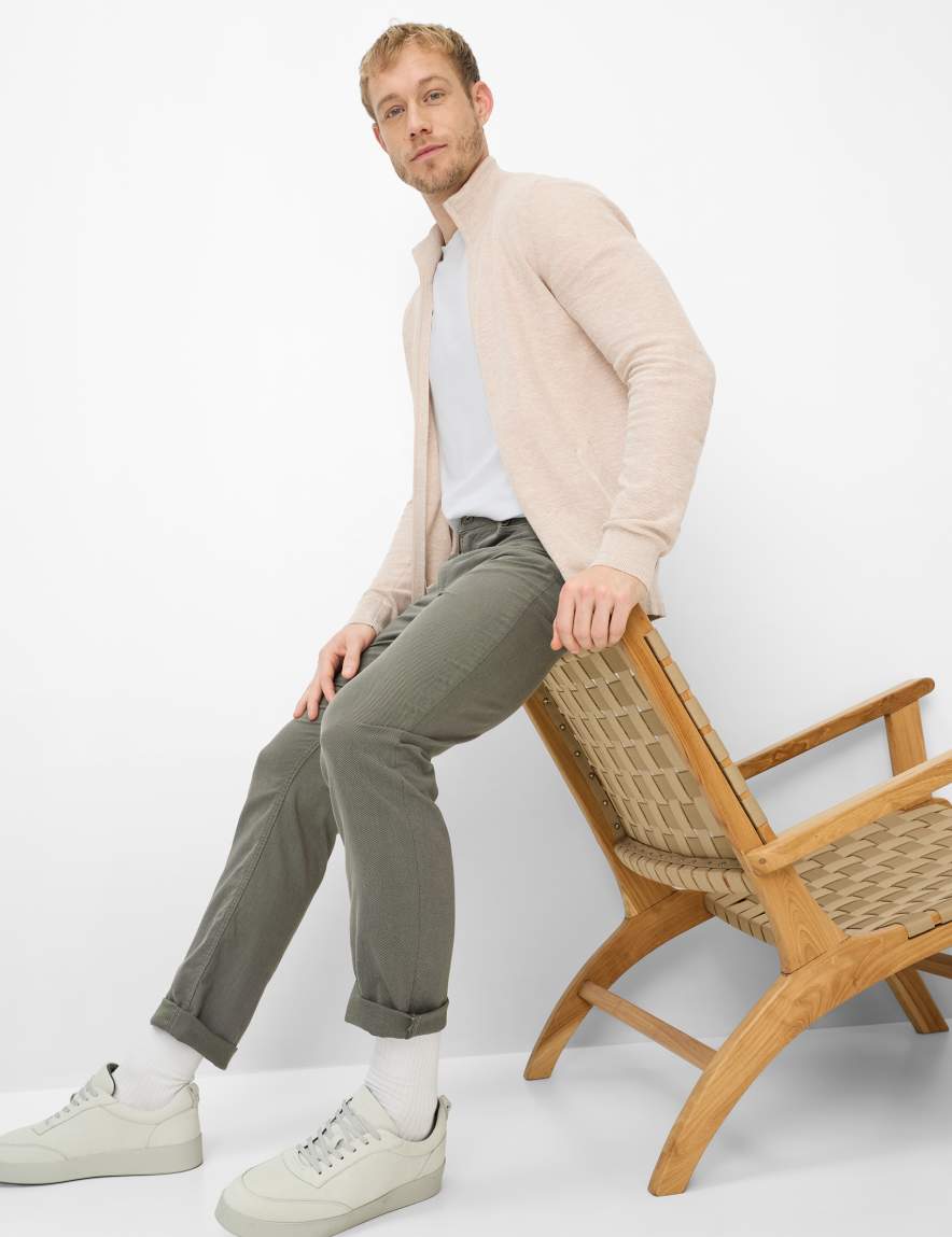 Raphaela By Brax Men's Fashion Pants Style CHUCK Green - Olive Modern Fit