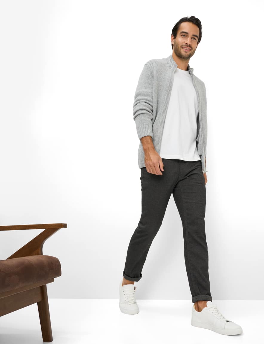 Raphaela By Brax Men's Fashion Pants Style CHUCK Medium Gray Modern Fit