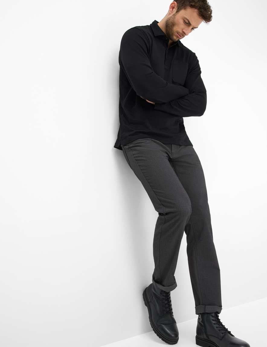 Raphaela By Brax Men's Fashion Pants Style CHUCK Perma Black Modern Fit