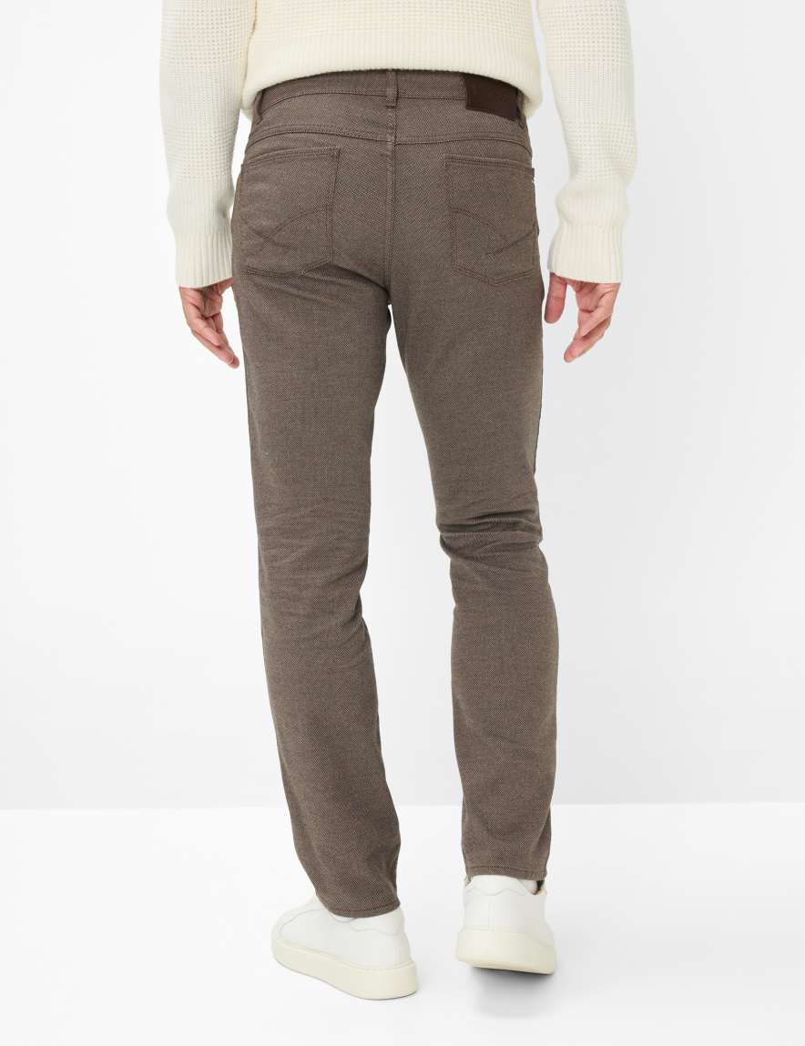 raphaela by brax Men's fashion Pants Style COOPER Brown Regular Fit