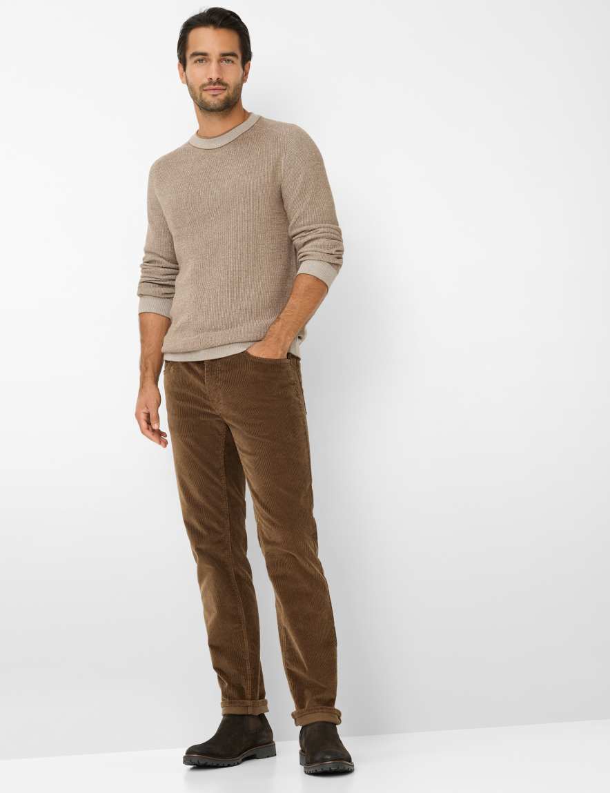 Raphaela By Brax Men's Fashion Pants Style COOPER Brown Regular Fit