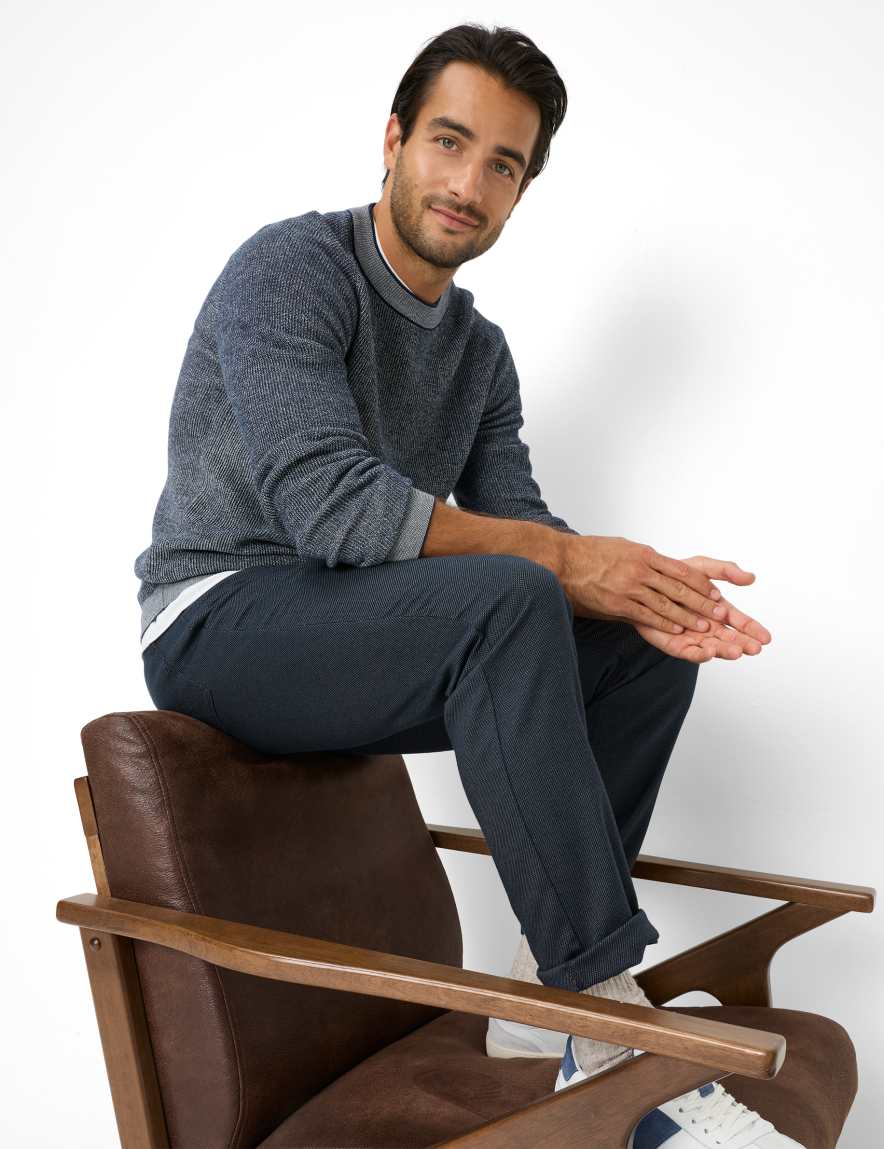 Raphaela By Brax Men's Fashion Pants Style COOPER Dark Blue Regular Fit