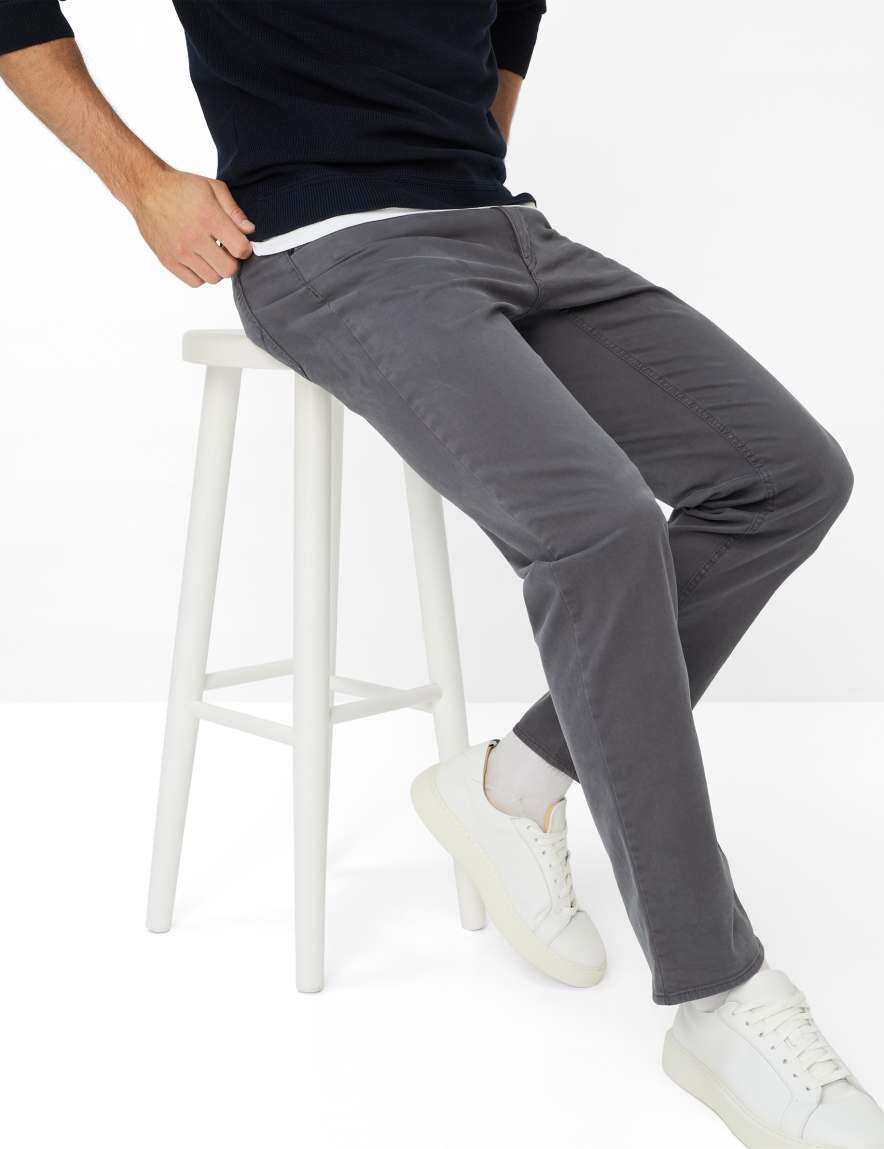 Raphaela By Brax Men's Fashion Pants Style COOPER Dark Gray Regular Fit