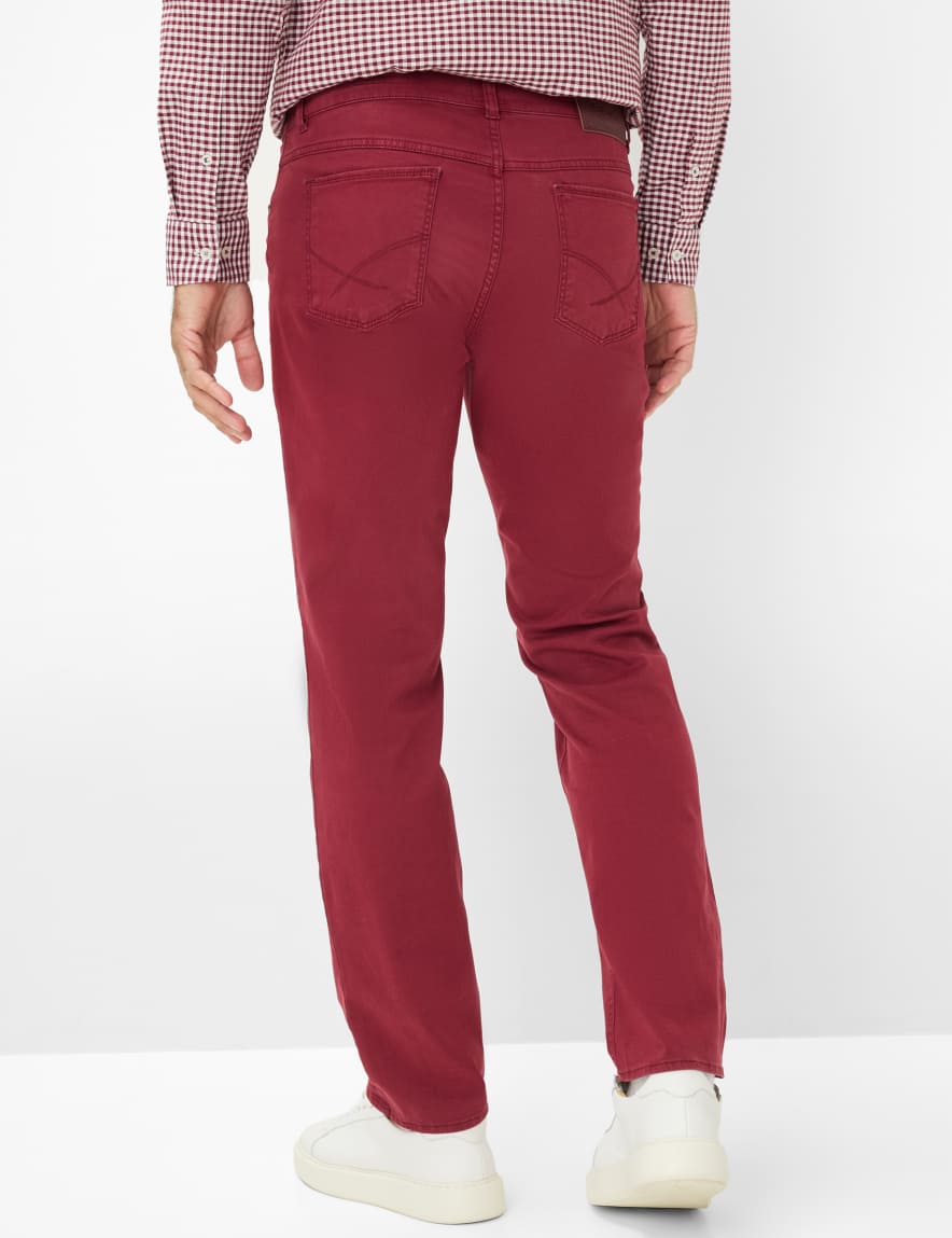 raphaela by brax Men's fashion Pants Style COOPER Dark Red Regular Fit