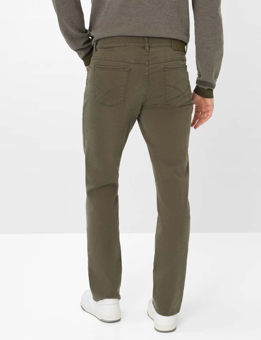raphaela by brax Men's fashion Pants Style COOPER Green - Olive Regular Fit