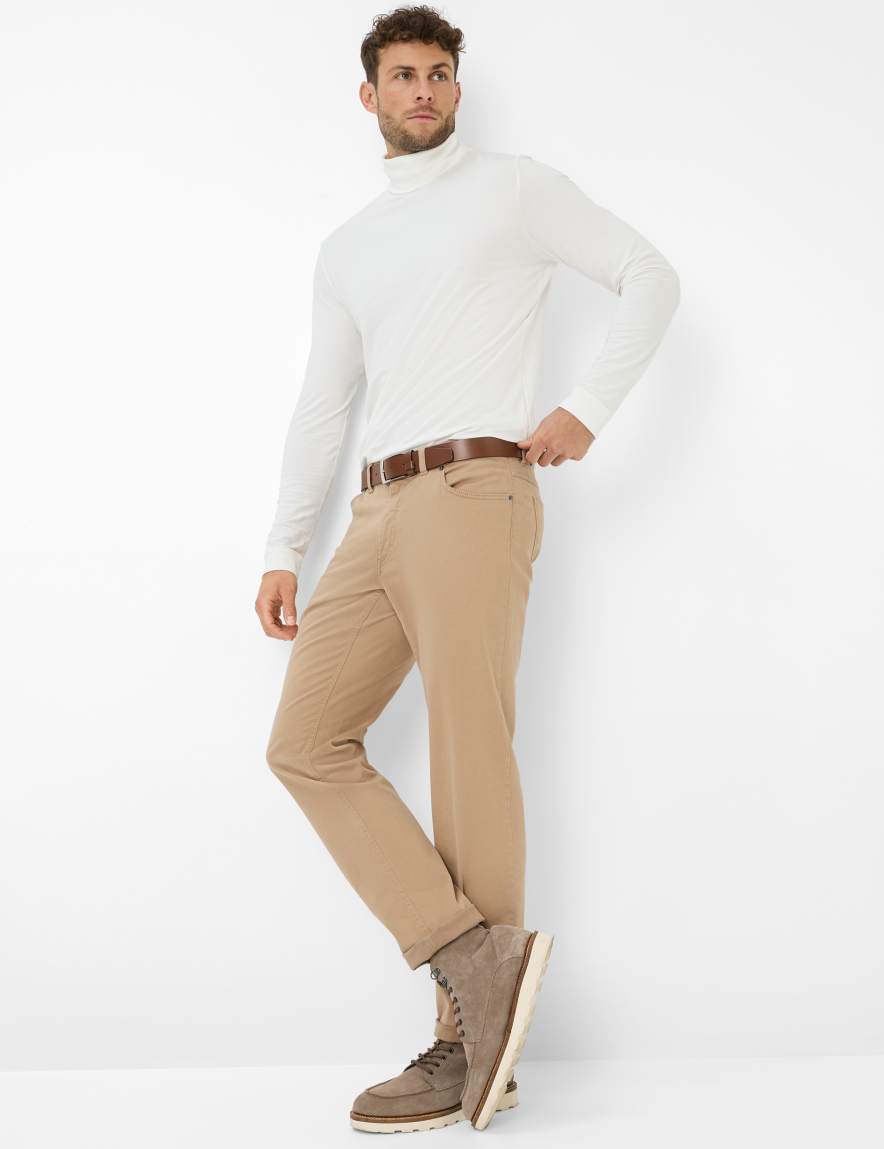 Raphaela By Brax Men's Fashion Pants Style COOPER Light Brown Regular Fit