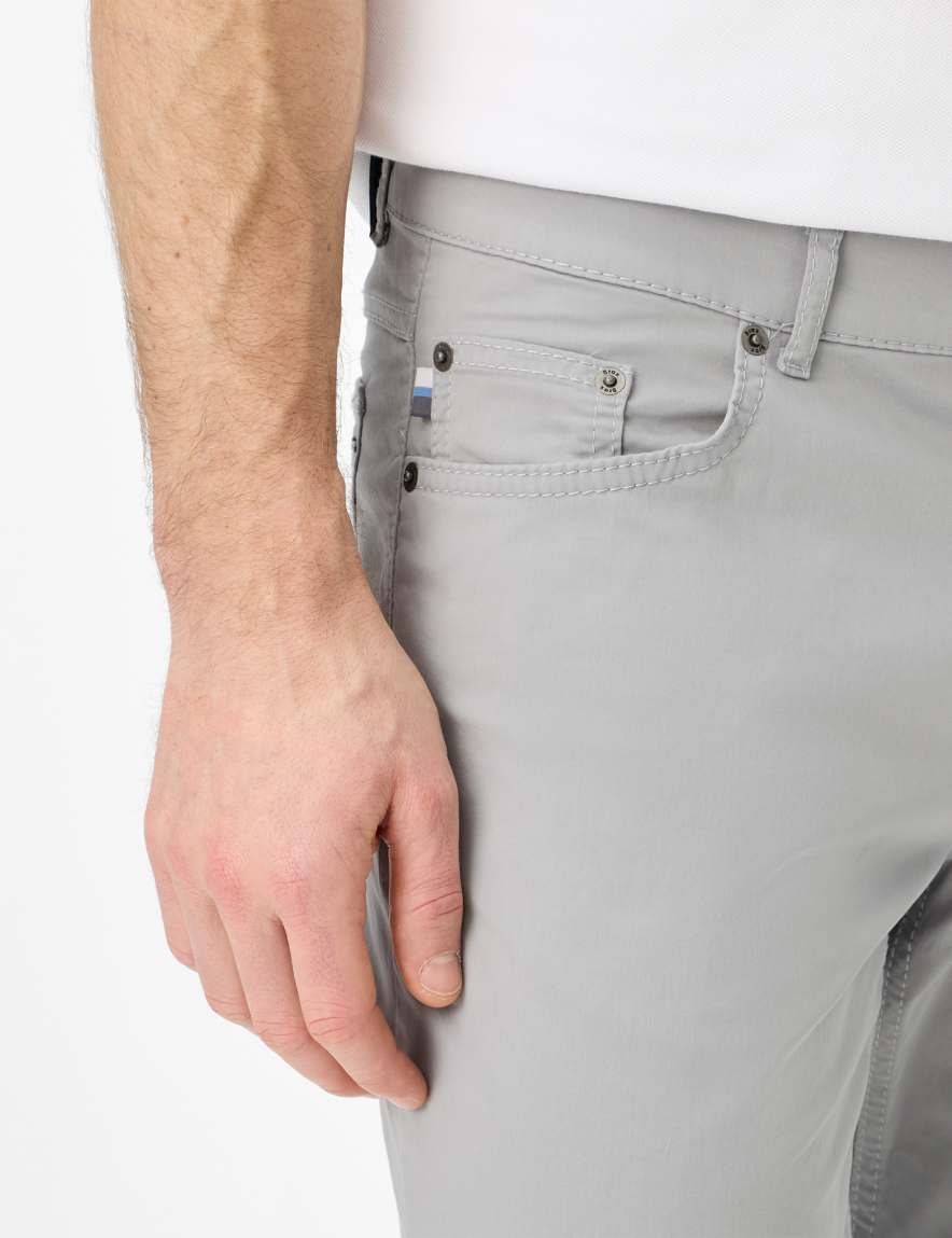 Raphaela By Brax Men's Fashion Pants Style COOPER Light Gray Regular Fit