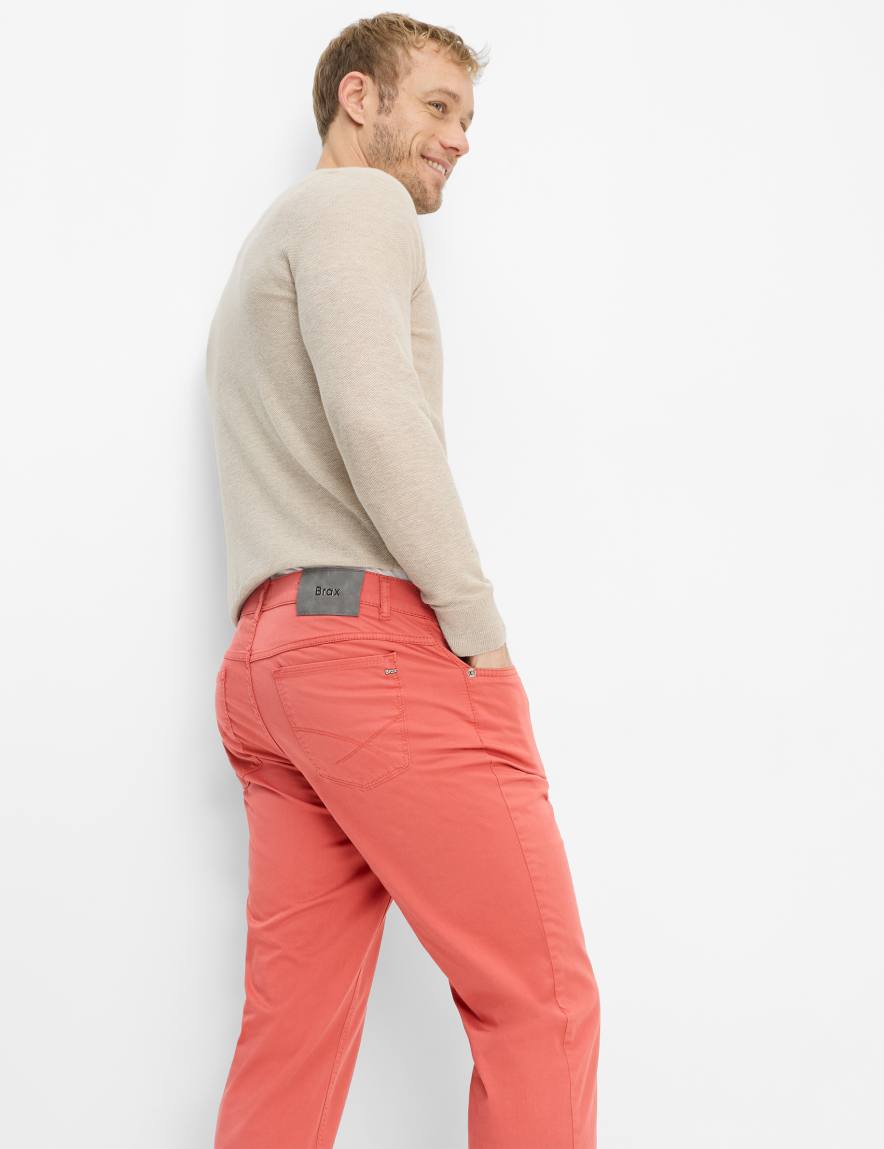Raphaela By Brax Men's Fashion Pants Style COOPER Red Regular Fit ➜ At Brax