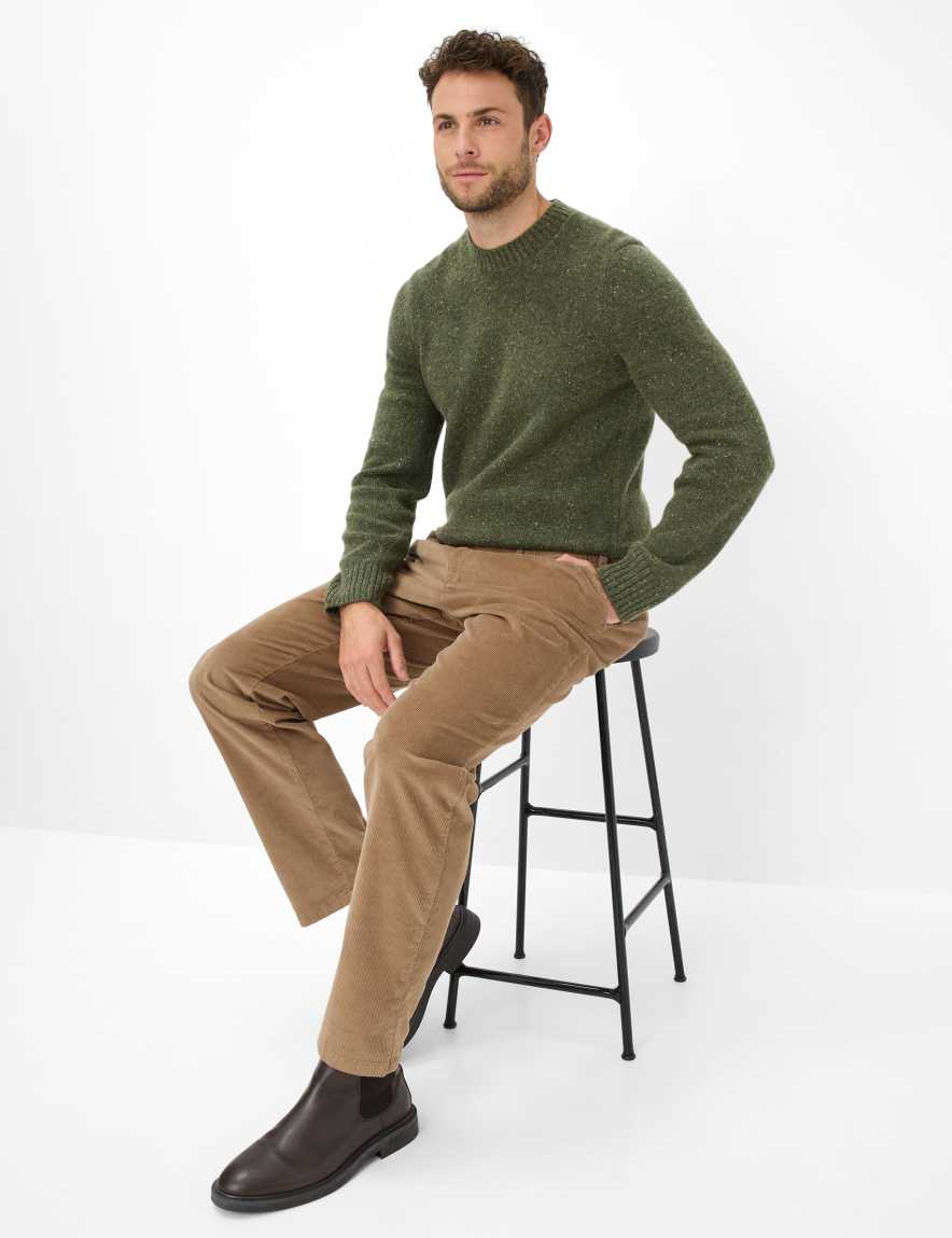 Raphaela By Brax Men's Fashion Pants Style LUIS Beige Regular Fit ➜ At Brax