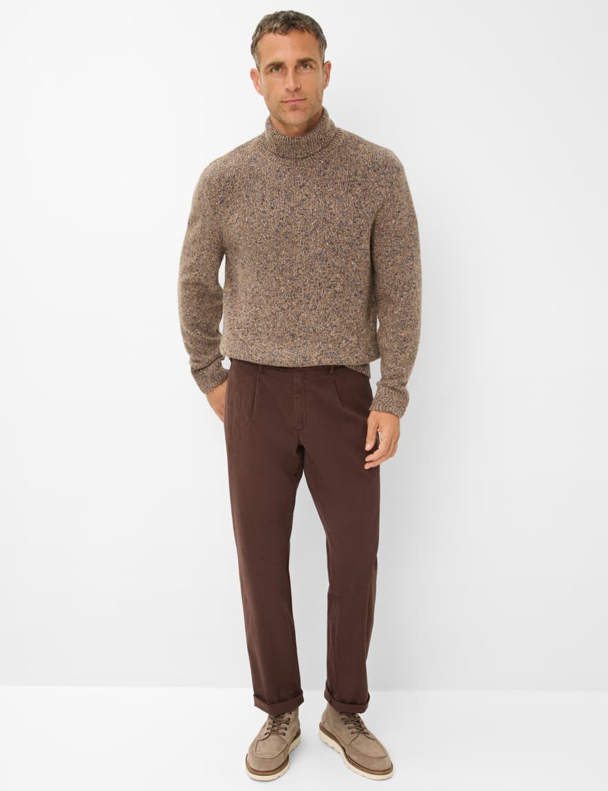 Raphaela By Brax Men's Fashion Pants Style LUIS Dark Brown Regular Fit