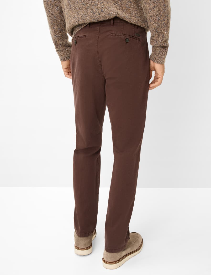 raphaela by brax Men's fashion Pants Style LUIS Dark Brown Regular Fit