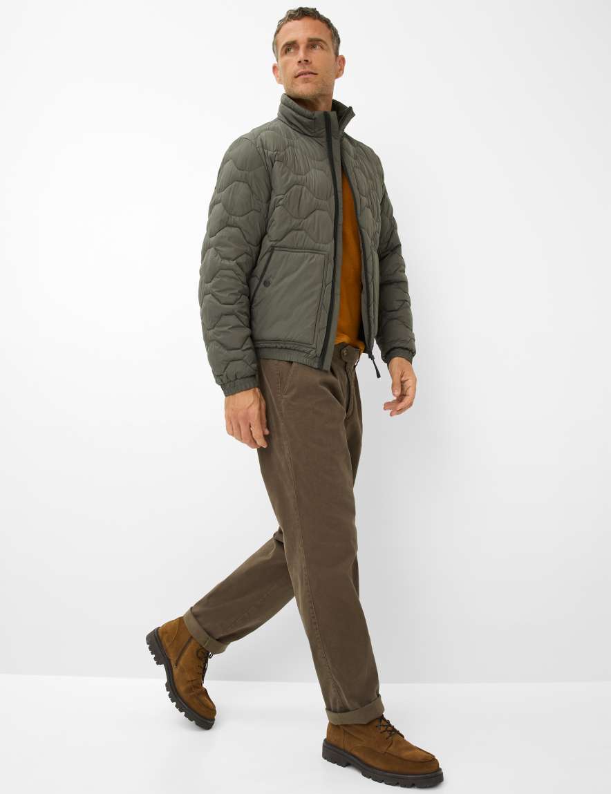 Raphaela By Brax Men's Fashion Pants Style LUIS Green - Olive Regular Fit