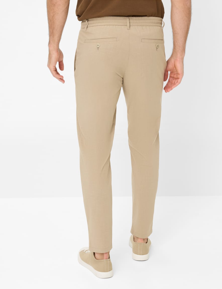 raphaela by brax Men's fashion Pants Style PHIL Beige Tapered Fit ➜ at Brax