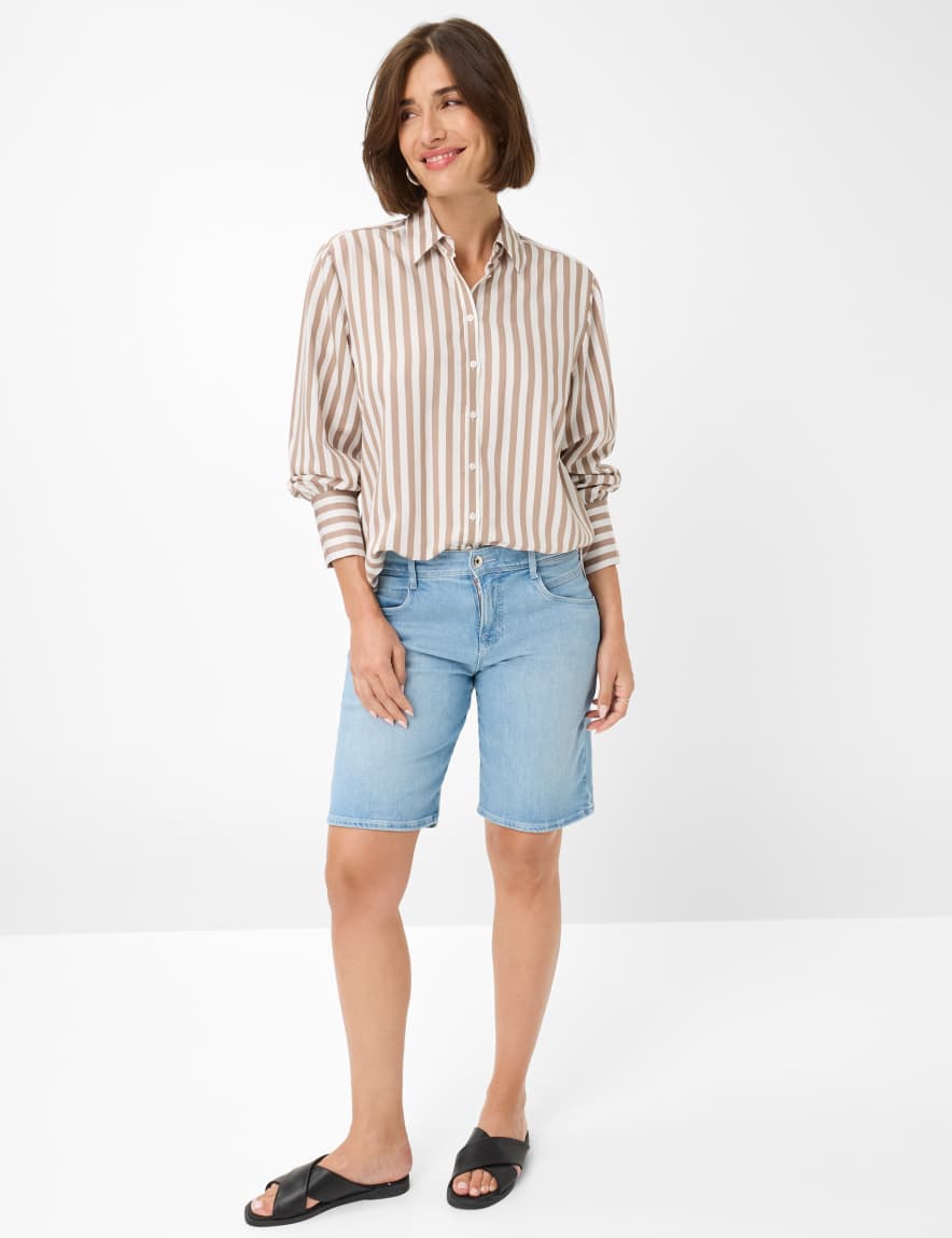 Raphaela By Brax Women's Fashion Jeans | Bermudas Style MEL B Relaxed Fit