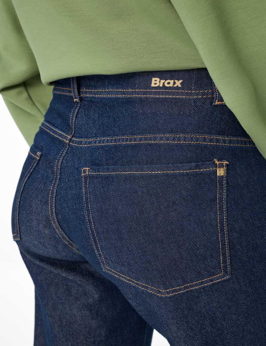 Raphaela By Brax Women's Fashion Jeans Style MAINE Denim Dark Blue Wide Leg