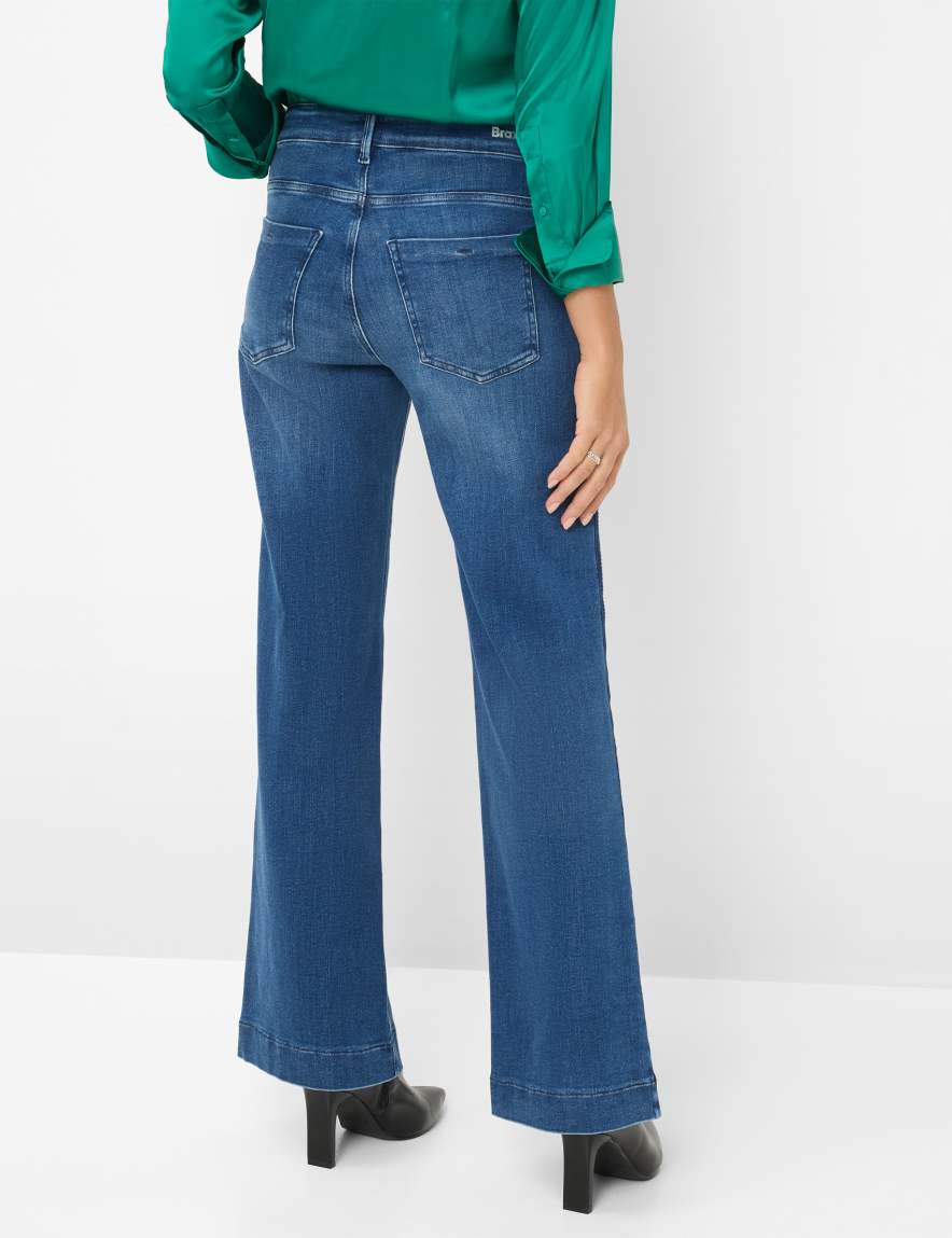 raphaela by brax Women's fashion Jeans Style MAINE Denim Light Blue Wide Leg