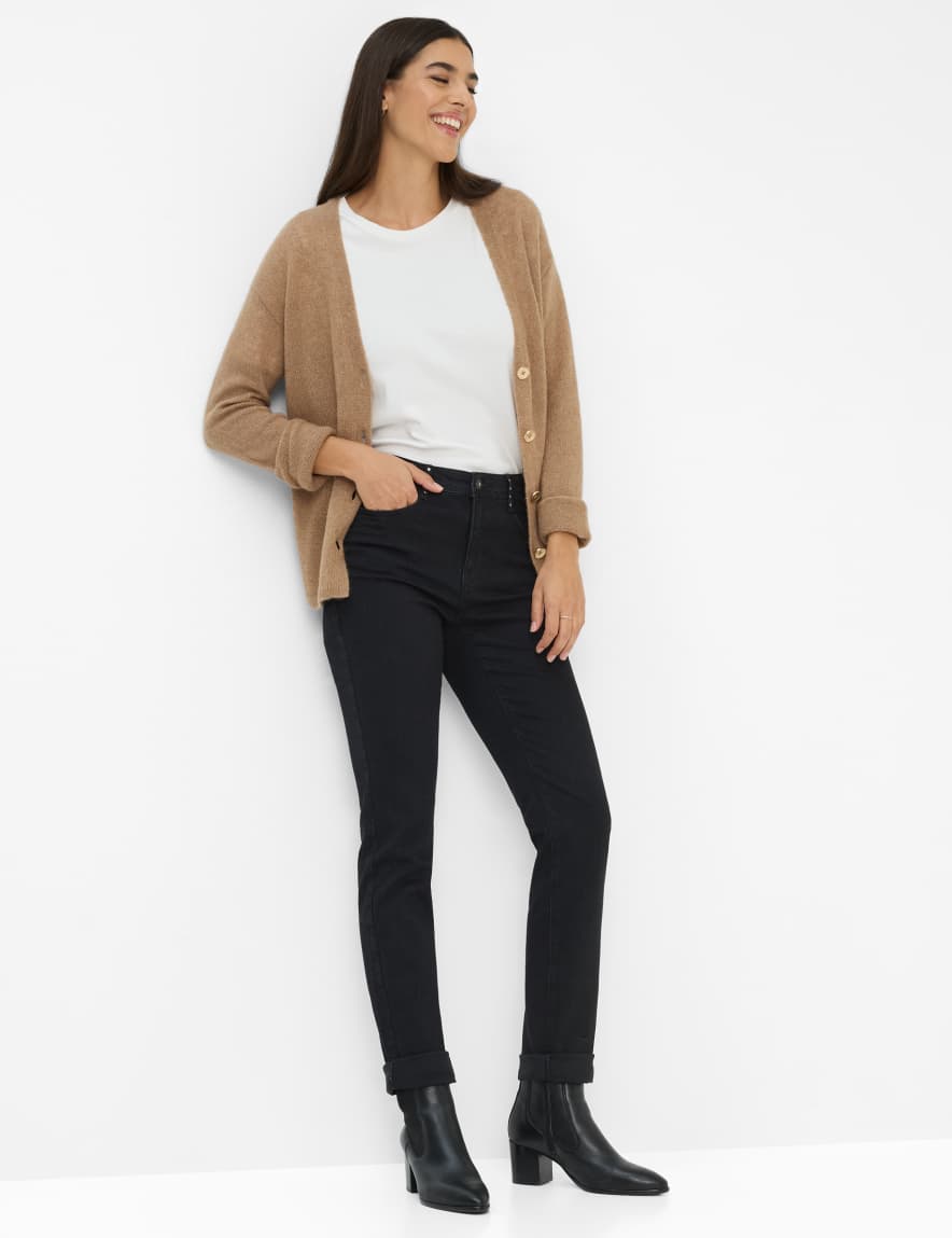 Raphaela By Brax Women's Fashion Jeans Style MARY Denim Black Regular Fit