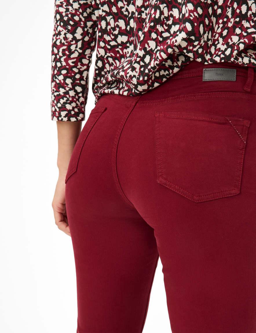 Raphaela By Brax Women's Fashion Jeans Style MARY Denim Dark Red Regular Fit