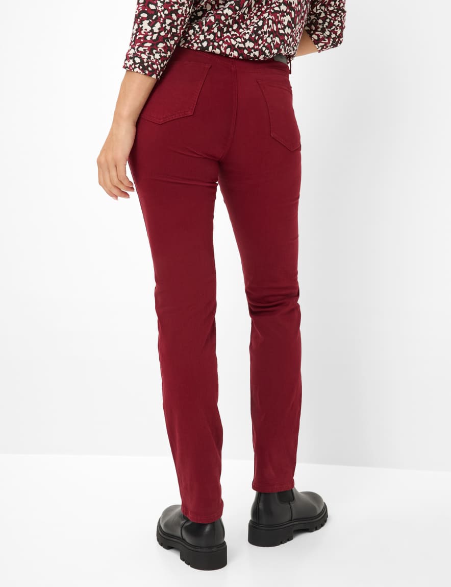 raphaela by brax Women's fashion Jeans Style MARY Denim Dark Red Regular Fit