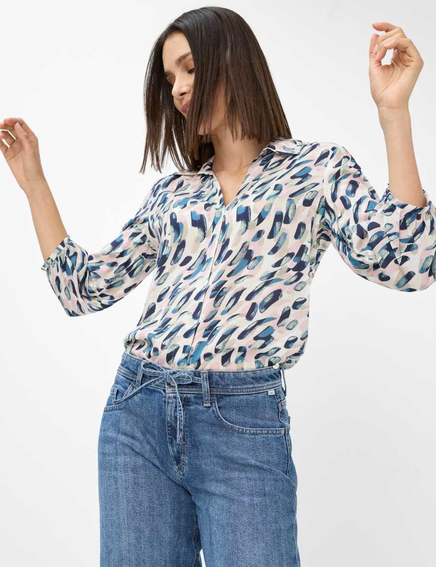 Raphaela By Brax Women's Fashion Jeans Style MORGAN Denim Blue Wide Leg