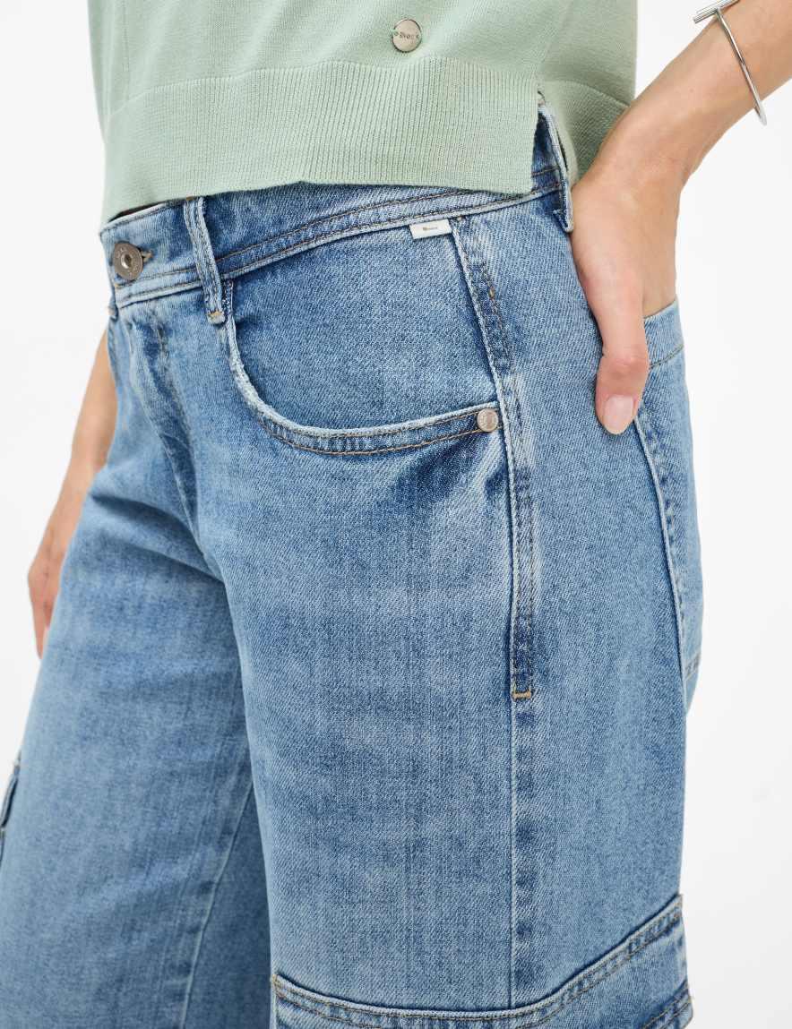 Raphaela By Brax Women's Fashion Jeans Style MORGAN Denim Blue Wide Leg