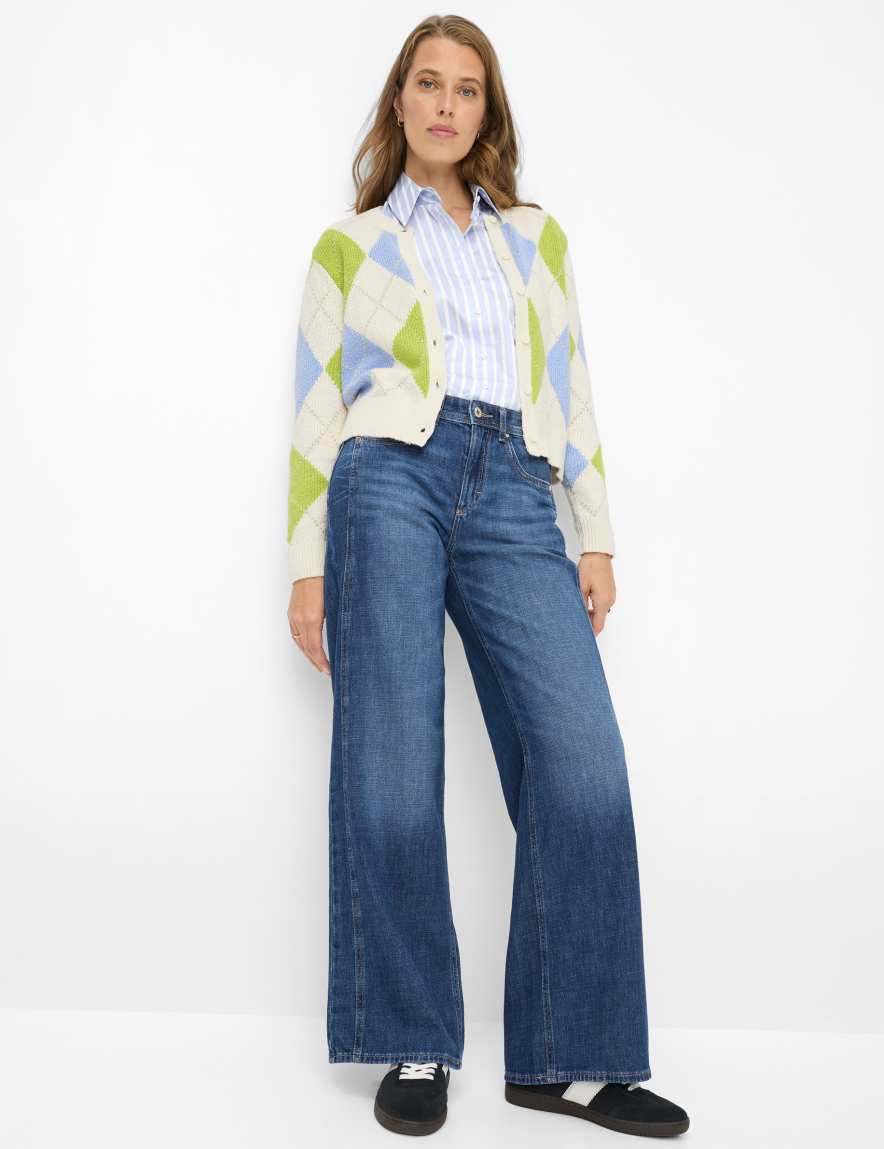 Raphaela By Brax Women's Fashion Jeans Style MORGAN Denim Blue Wide Leg