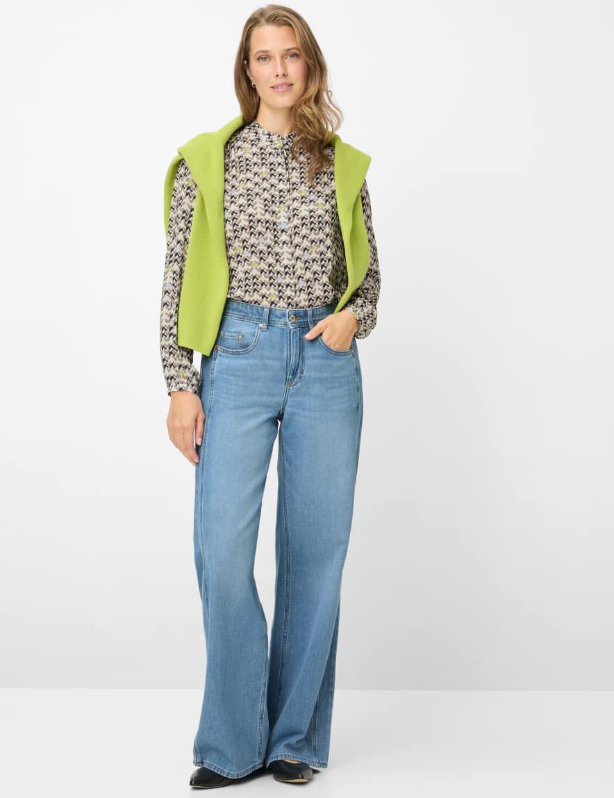 Raphaela By Brax Women's Fashion Jeans Style MORGAN Denim Blue Wide Leg